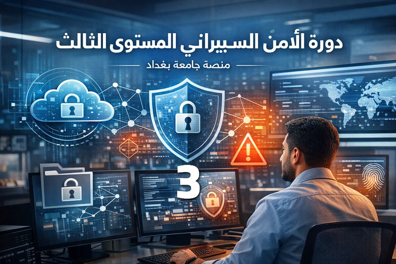 دورة الأمن السيبراني – المستوى الثالث CYBERSECURITY104